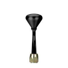 CM Shifter Chrysler Hemi Black 6" Straight Lever Mushroom Black Knob
