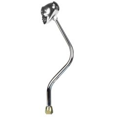 CM Shifter GM TH350 Chrome 16" Bench Bend Lever Skull Knob