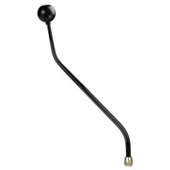 CM Shifter GM TH350 Black 23" Double Bend Lever 8-Ball Knob