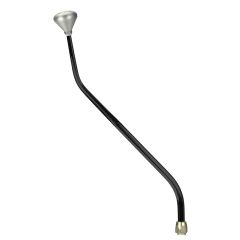 CM Shifter GM TH350 Black 23" Double Bend Lever Mushroom Knob