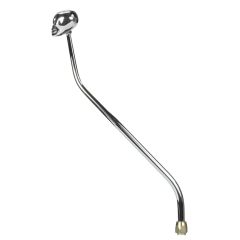 CM Shifter GM TH350 Chrome 23" Double Bend Lever Skull Knob