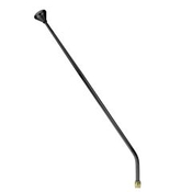 CM Shifter GM TH200 Black 32" Single Bend Lever Mushroom Black Knob