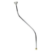 CM Shifter GM TH200 Chrome 32" Double Bend Lever Mushroom Knob