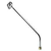 CM Shifter GM 200-4R Chrome 23" Single Bend Lever Skull Knob