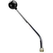 CM Shifter GM 200-4R Chrome 16" Single Bend Lever 8-Ball Knob