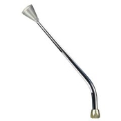 CM Shifter GM 200-4R Chrome 16" Single Bend Lever Hi-Tech Knob