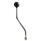 CM Shifter GM 200-4R Chrome 16" Double Bend Lever 8-Ball Knob