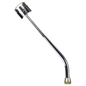 CM Shifter GM TH400 Chrome 16" Single Bend Lever Piston Polished Knob