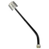 CM Shifter GM TH400 Black 16" Single Bend Lever Piston Knob