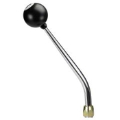 CM Shifter GM TH400 Chrome 12" Single Bend Lever 8-Ball Knob