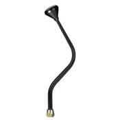 CM Shifter GM TH400 Black 16" Bench Bend Lever Mushroom Black Knob