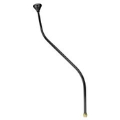 CM Shifter GM TH400 Black 32" Double Bend Lever Mushroom Black Knob
