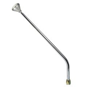 CM Shifter Chrysler Hemi Chrome 23" Single Bend Lever Mushroom Knob