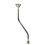 CM Shifter Chrysler Hemi Chrome 16" Double Bend Lever Mushroom Knob
