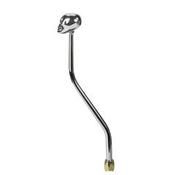 CM Shifter Chrysler Hemi Chrome 16" Double Bend Lever Skull Knob