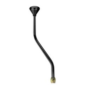 CM Shifter Chrysler Hemi Black 16" Double Bend Lever Mushroom Black Knob