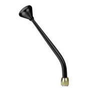 CM Shifter Chrysler Hemi Black 12" Single Bend Lever Mushroom Black Knob