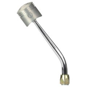 CM Shifter Chrysler Hemi Chrome 10" Single Bend Lever Piston Knob