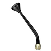CM Shifter Chrysler Hemi Black 10" Single Bend Lever Mushroom Black Knob