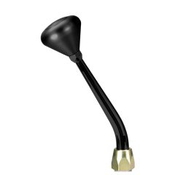 CM Shifter Chrysler Hemi Black 8" Single Bend Lever Mushroom Black Knob