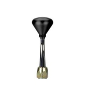 CM Shifter Chrysler Hemi Chrome 6" Straight Lever Mushroom Black Knob
