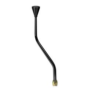 CM Shifter GM TH400 Black 16" Double Bend Lever Hi-Tech Black Knob