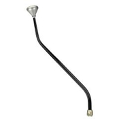 CM Shifter GM TH350 Black 23" Double Bend Lever Mushroom Knob