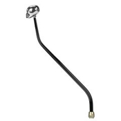 CM Shifter GM TH350 Black 23" Double Bend Lever Skull Knob