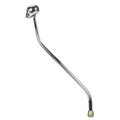 CM Shifter GM TH350 Chrome 23" Double Bend Lever Skull Knob