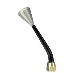 CM Shifter GM TH350 Black 8" Single Bend Lever Hi-Tech Knob