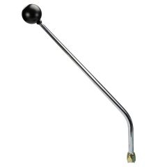CM Shifter GM TH350 Chrome 23" Single Bend Lever 8-Ball Knob