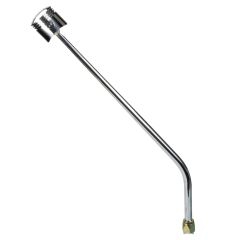 CM Shifter GM TH350 Chrome 23" Single Bend Lever Piston Polished Knob