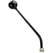 CM Shifter GM TH350 Black 16" Single Bend Lever 8-Ball Knob