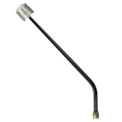 CM Shifter GM TH400 Black 23" Single Bend Lever Piston Knob