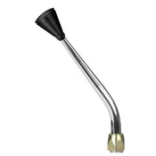 CM Shifter GM TH350 Chrome 10" Single Bend Lever Hi-Tech Black Knob