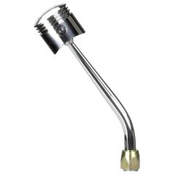 CM Shifter GM TH350 Chrome 10" Single Bend Lever Piston Polished Knob