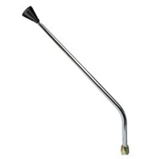 CM Shifter GM TH350 Chrome 23" Single Bend Lever Hi-Tech Black Knob