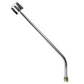 CM Shifter GM TH350 Chrome 23" Single Bend Lever Piston Polished Knob