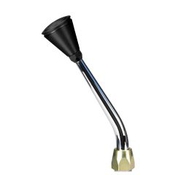 CM Shifter GM TH400 Chrome 8" Single Bend Lever Hi-Tech Black Knob
