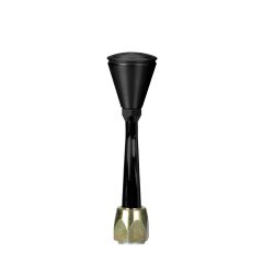 CM Shifter GM TH350 Black 6" Straight Lever Hi-Tech Black Knob