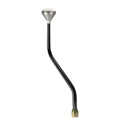 CM Shifter Chrysler 727 Black 16" Double Bend Lever Mushroom Knob