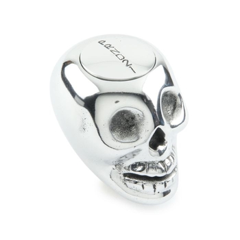 CM Shifter Chrysler Hemi Chrome 16" Double Bend Lever Skull Knob