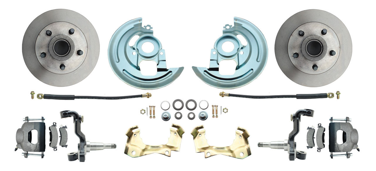 GM AFX 9 Power Booster Kit, Master, Front Disc Brakes Side Valve