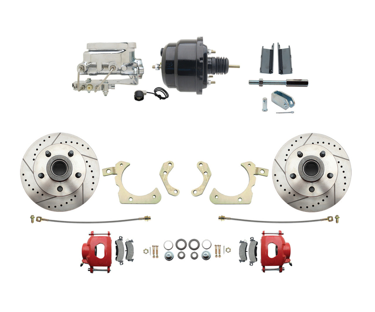 1955-1958 GM Full Size Front Conversion Booster & Wheel Kit #24 (Impala, Bel Air, Biscayne)
