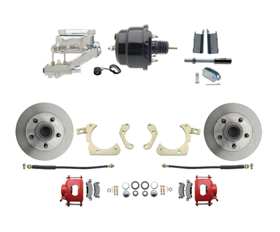 1955-1958 GM Full Size Front Conversion Booster & Wheel Kit #9 (Impala, Bel Air, Biscayne)