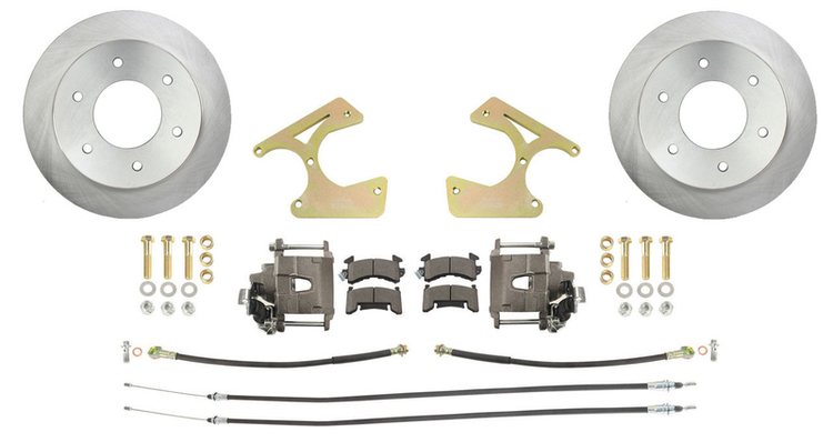 1963-1970 Chevy C10 Truck Rear 6 Lug Disc Brake Kit #7