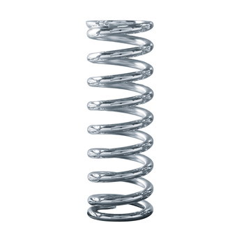 Chrome Coil Spring, 14 in., 2-1/2 in. ID, 150 lbs. / in.