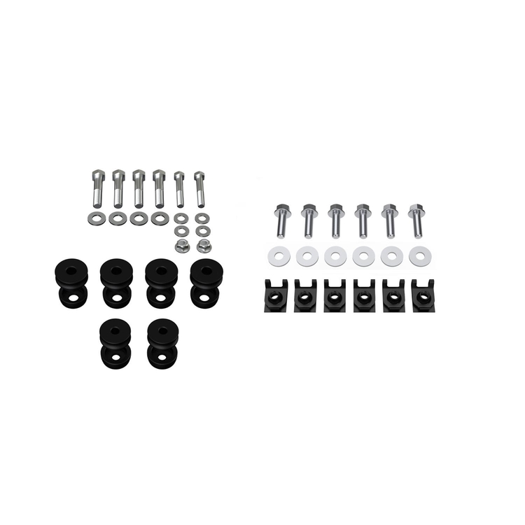 Aluminum Body Mount Kit, 67-81 GM F-BODY, 68-72 GM X-BODY