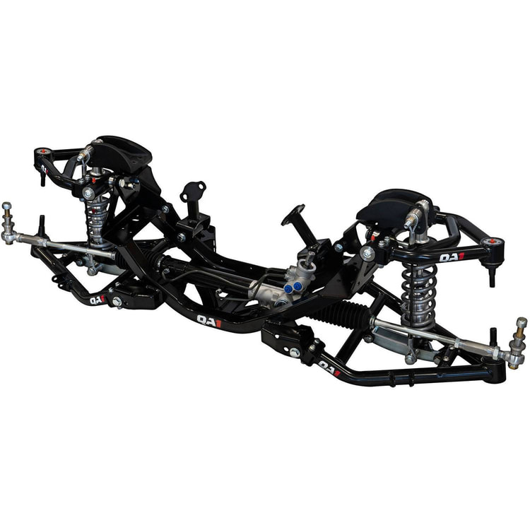 Front Coilover Crossmember System, 63-72 C10, Double Adjustable, 750lb/in. Springs