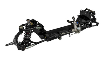 Front Coilover System, 61-71 D100, Single Adjustable, 3-4in. Drop